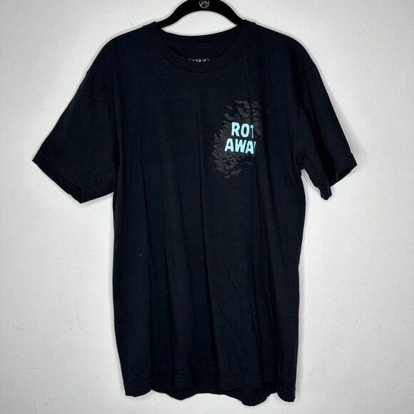 NWOT Jesse Jo Stark Black Short Sleeve Rot Away Wish I Was Dead Graphic Tee L - Picture 3 of 11